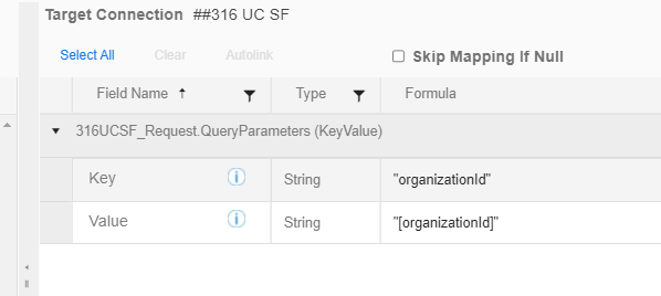 NAV Organizationid Field Tab